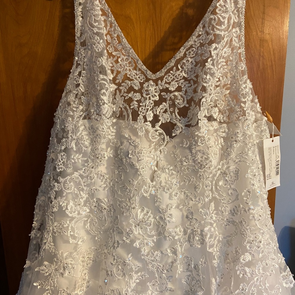 Roz La Klein plus size wedding dress